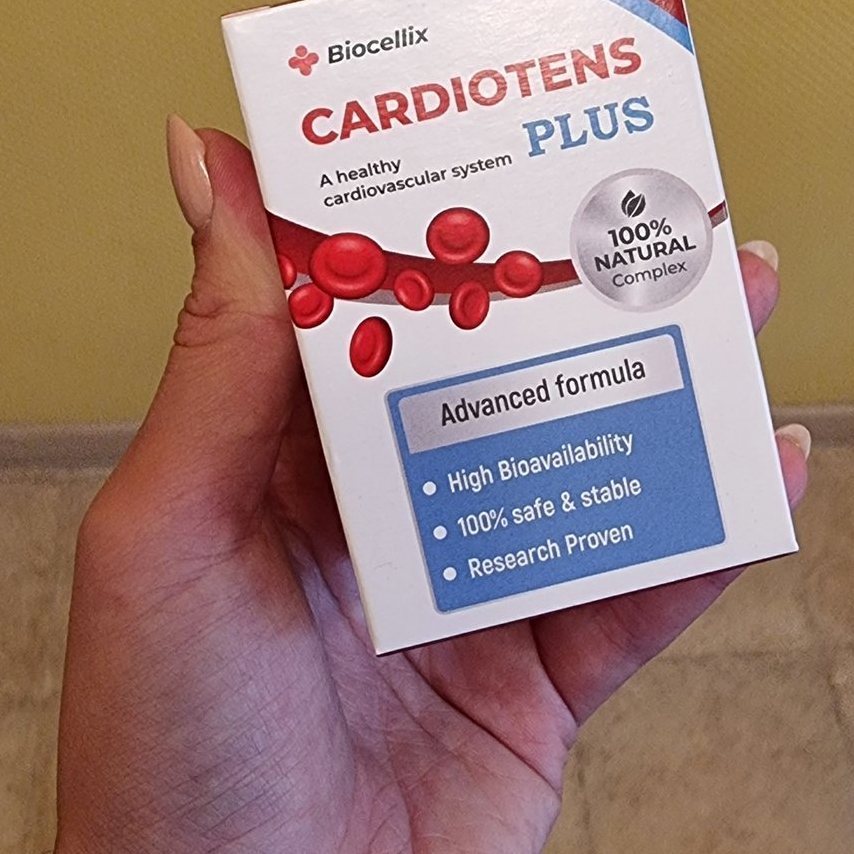 Cardiotens Plus – 1 balenie — fľaštička s krabičkou na začiatok