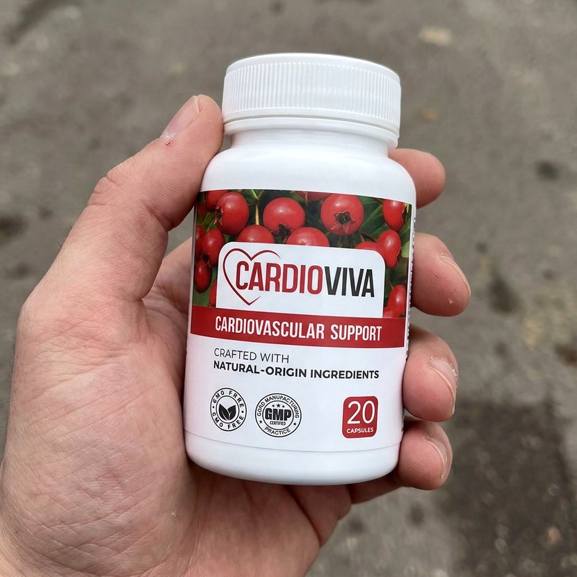 CardioViva – kapsuly v bielej fľaštičke s krabičkou, 20 kusov
