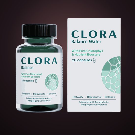 Clora Balance – kapsuly v tmavozelenej fľaštičke, 20 ks