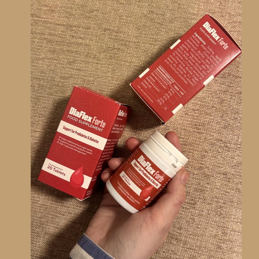 DiaFlex Forte – 1 fľaštička — 20 tabliet na úvodné obdobie