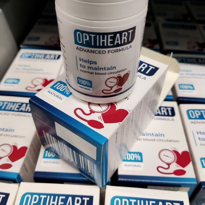 Optiheart – kapsuly v bielej fľaštičke