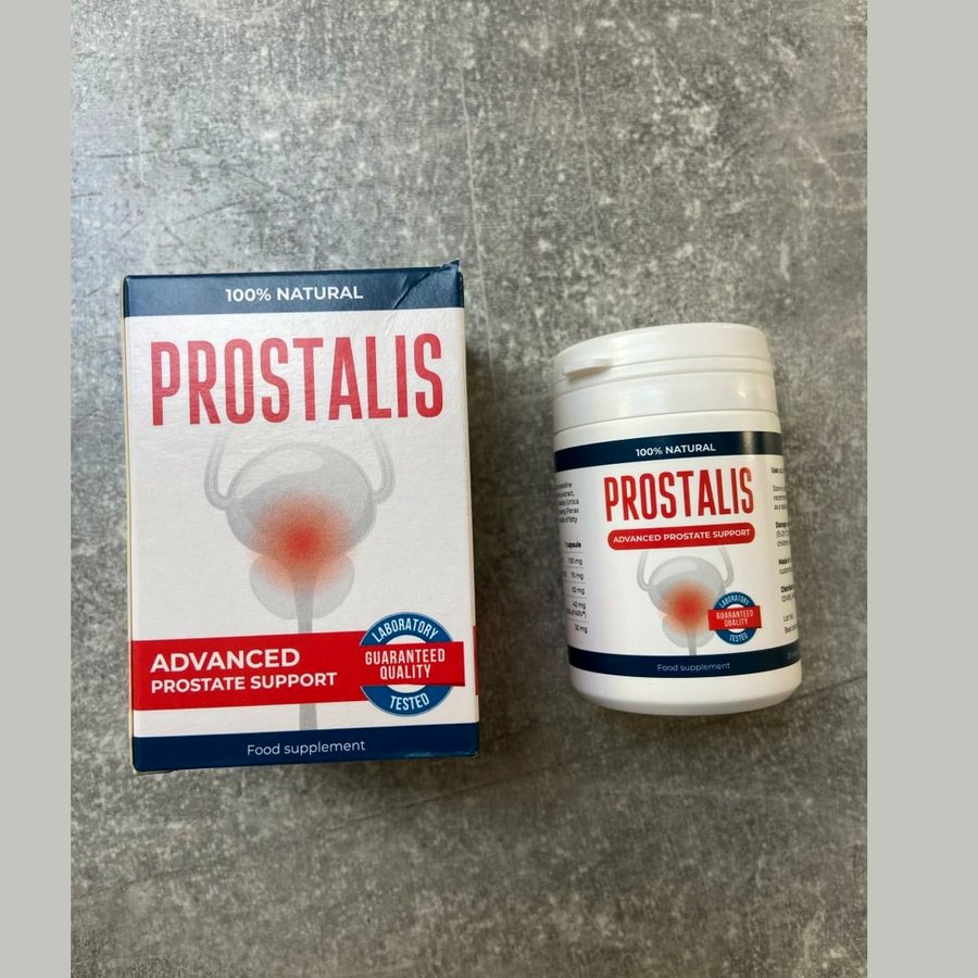 Prostalis – žlté okrúhle tablety v bielej dóze