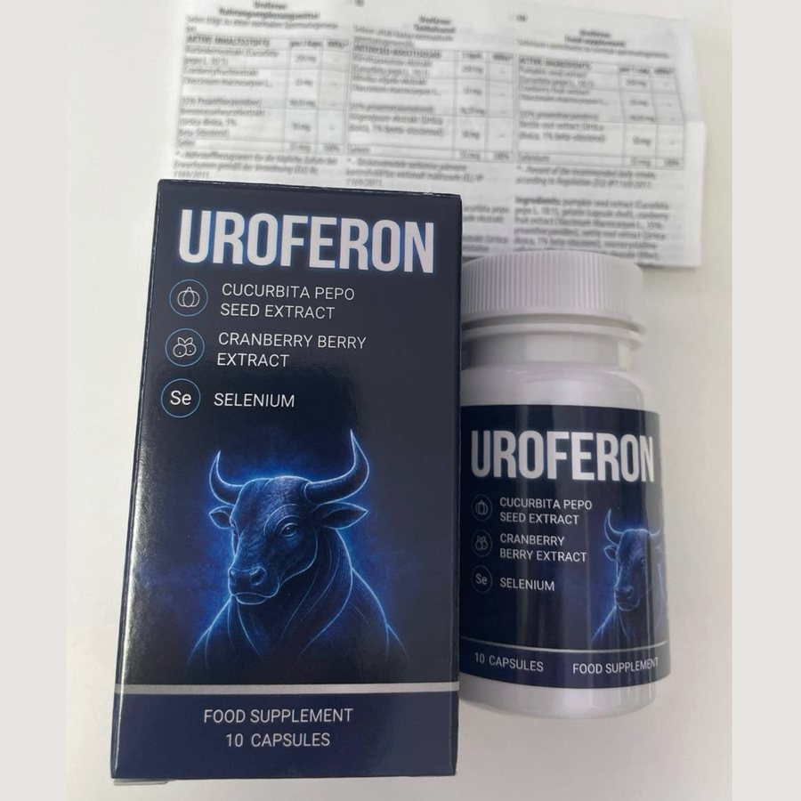 Uroferon – želatínové kapsuly, 10 kusov v balení